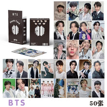Load image into Gallery viewer, 50 pcs Kpop Holographic photo cards
