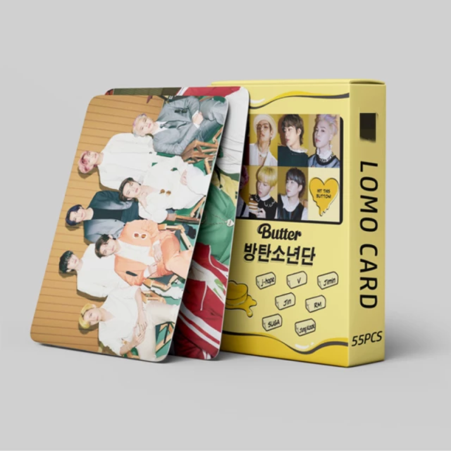 54 pcs butter themed lomo Photo cards