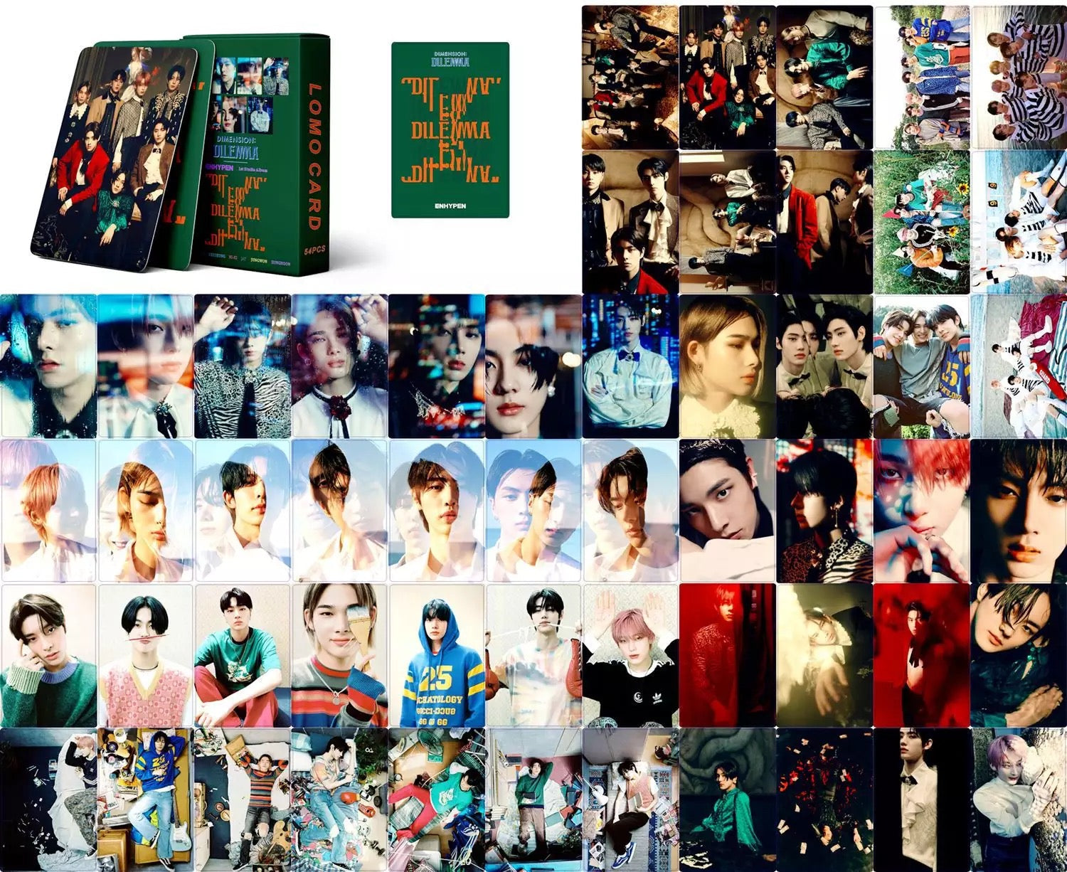 54 pcs all kpop groups photo cards – BTSMERCH SOUTH AFRICA
