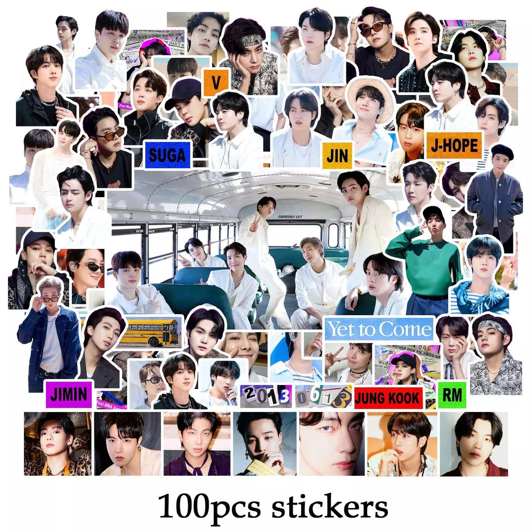 100pcs BTS stickers