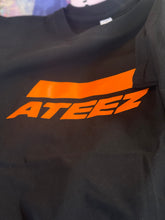 Load image into Gallery viewer, ATEEZ, BP, SKZ, and seventeen tees.
