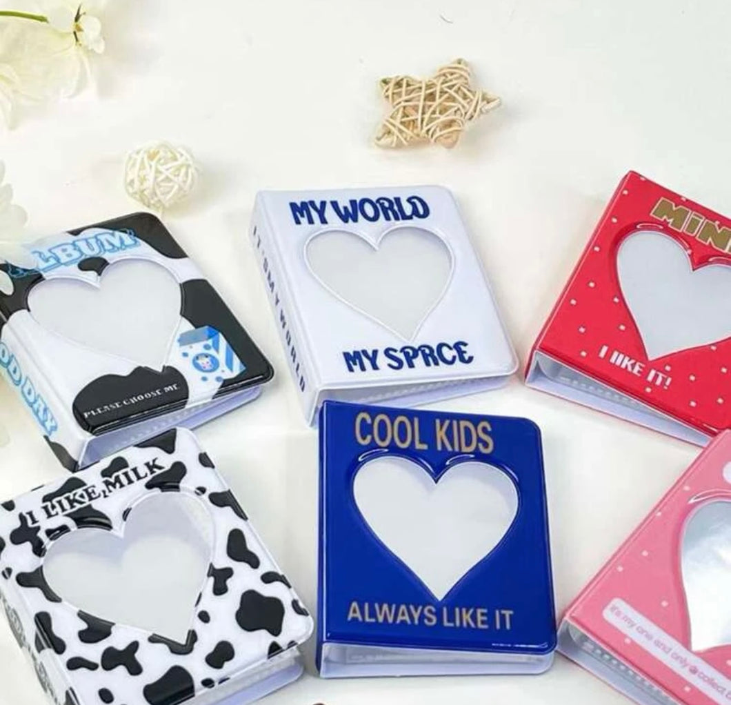 64 photo cards holder collect albums