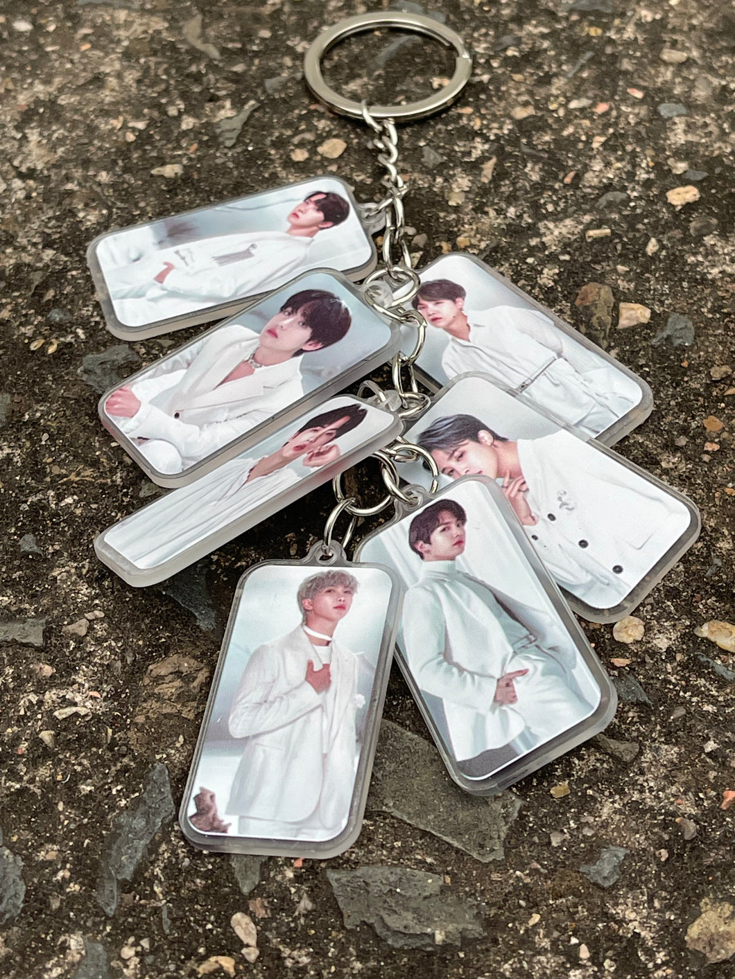 7 in 1 BTS OT7 keychain