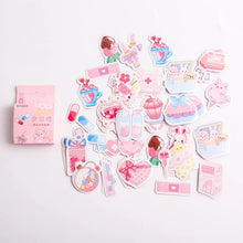 Load image into Gallery viewer, 46 pcs kawaii journaling stickers set
