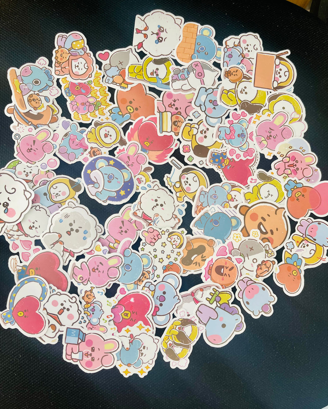 60 pcs BT21 stickers
