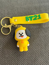 Load image into Gallery viewer, 3D large size BT21 keychains
