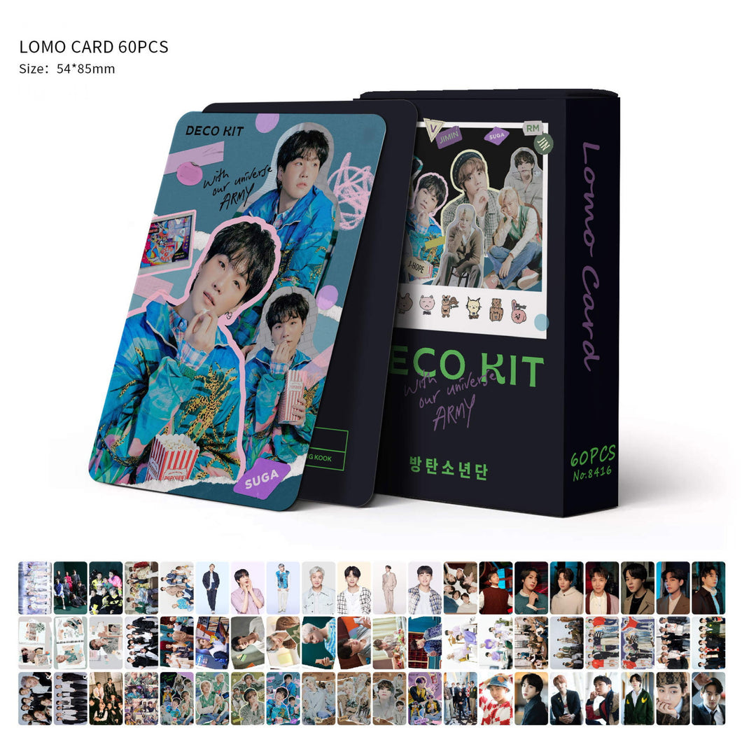 60 pcs Deco kit BTS photo cards
